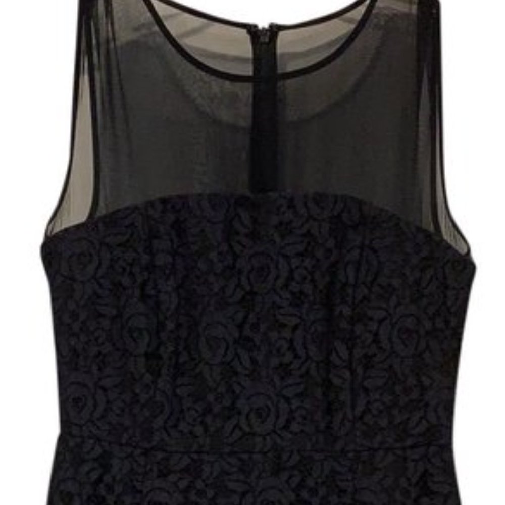 Black DVF Lace Cocktail Dress